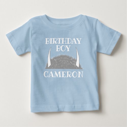 Where The Wild Things  Birthday Boy Baby T_Shirt