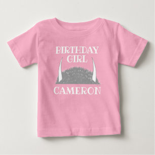 Where The Wild Things   Birthday Girl Baby T-Shirt