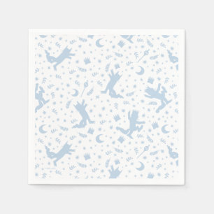 Where the Wild Things Blue Floral Napkins