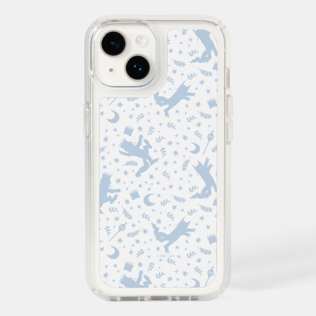 Where the Wild Things Blue Floral Speck iPhone Case (Front)