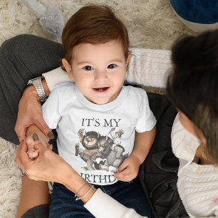 Where The Wild Things It's My Birthday Baby T-Shirt