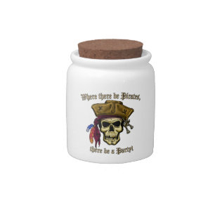 Where there be Pirates, there be a Party! Candy Jar
