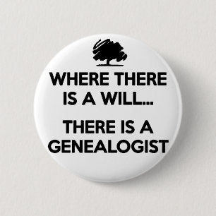 "Where There Is A Will..." Button