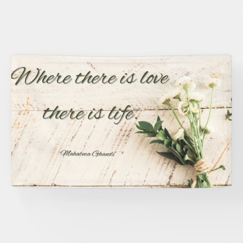 Where there is love banner 