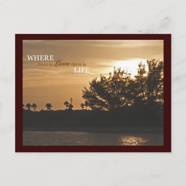 Where There Is Love Postcard (Front)
