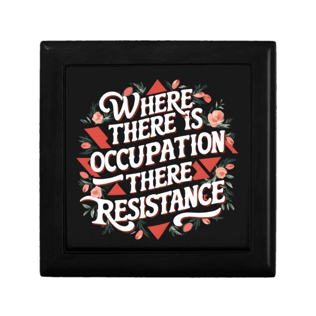 Where there is occupation there resistance gift box (Front)
