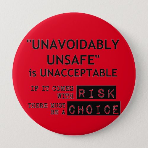 Where there is risk there must be choice button