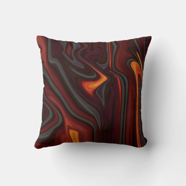Where There's Smoke Throw Pillow (Back)