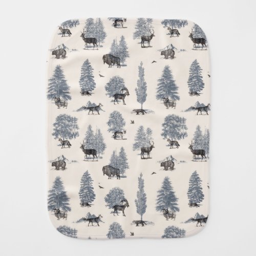 Where They Belong Winter  Florent Bodart Baby Burp Cloth