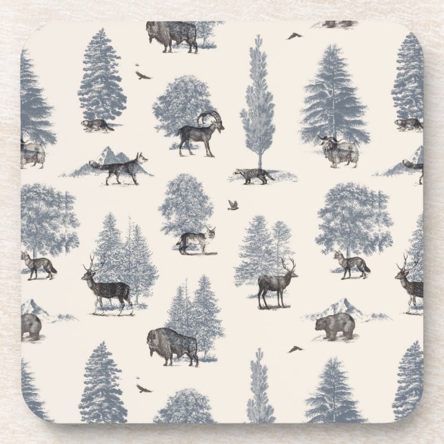 Where They Belong Winter | Florent Bodart Beverage Coaster (Front)