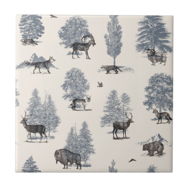 Where They Belong Winter | Florent Bodart Ceramic Tile (Front)