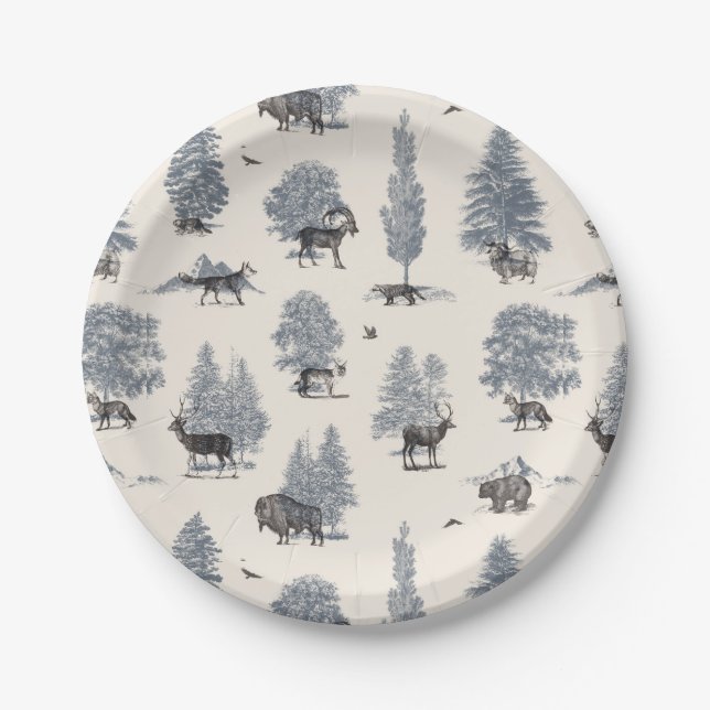 Where They Belong Winter | Florent Bodart Paper Plates (Front)