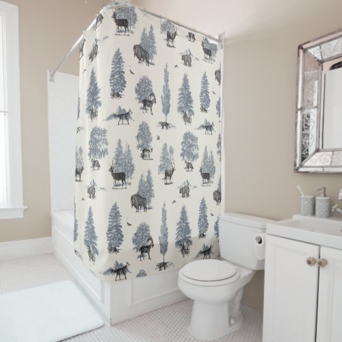 Where They Belong Winter  Florent Bodart Shower Curtain