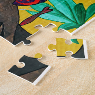 Where Thoughts Swim Black Woman Art Afrocentric Jigsaw Puzzle