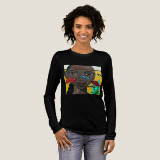 Where Thoughts Swim | Black Woman Art Afrocentric Tri-Blend Shirt