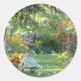 Where Three Gardens Meet Classic Round Sticker