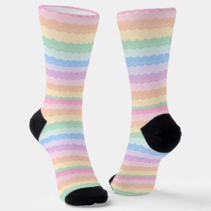 Where To Buy Cool Socks 00344 Pastel Wave Socks