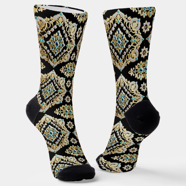 Where To Buy Cool Socks 00368 Bling Pattern Socks (Angled)