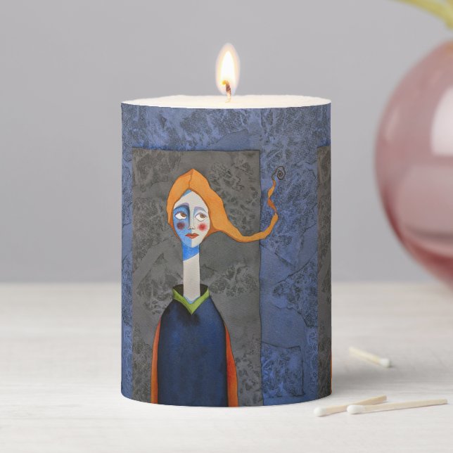 "Where to go from here? (rework)" Pillar Candle (In Situ)