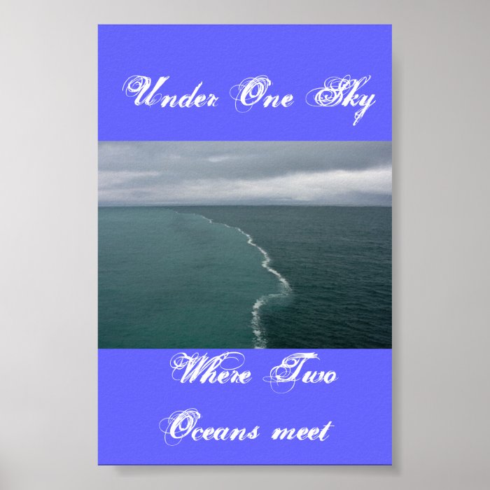 Where Two Oceans Meet  Poster