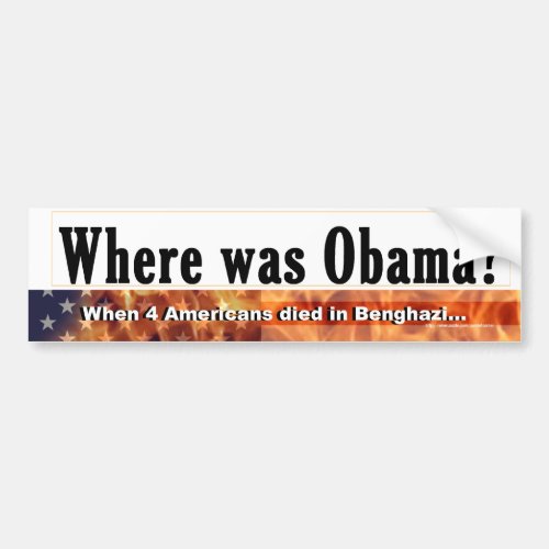 Where was Obama bumper sticker