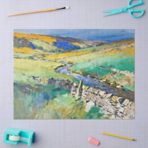 "Where Water Sings" – A Yorkshire Landscape Tissue Paper