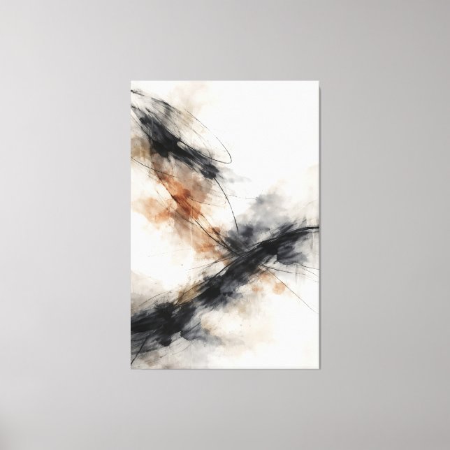 Where Weight Becomes Distance Canvas Print (Front)