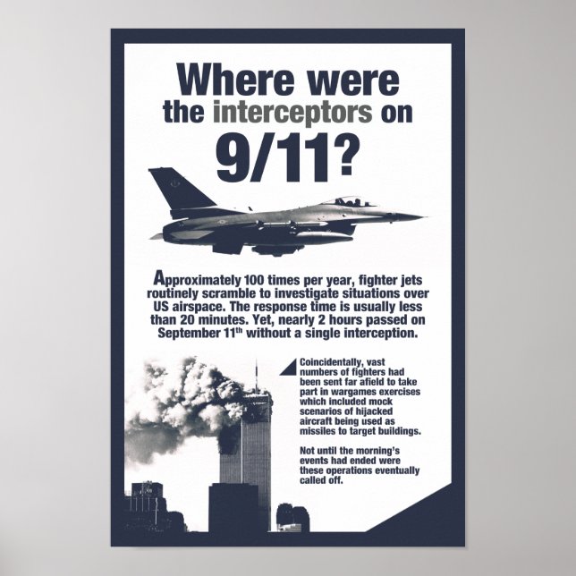 Where were the 911 interceptors? High-Res Poster (Front)