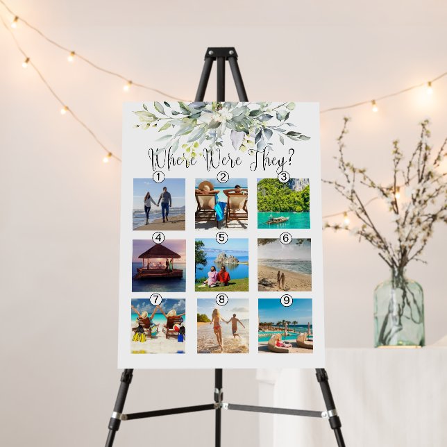 Where Were They Game 9 Photo  Greenery Poster (In Situ (Stand))