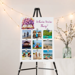 Where Were They Game 9 Photo Hydrangea Book Poster