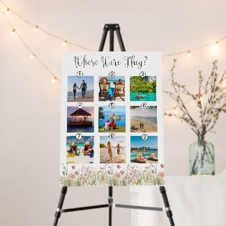 Where Were They Game 9 Photo Wildflowers Poster