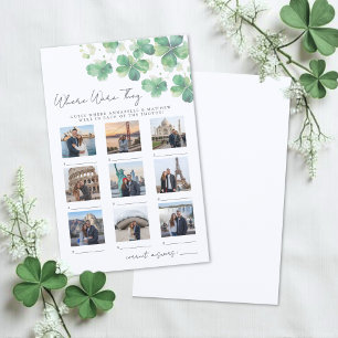 Where Were They Game Bridal Shower