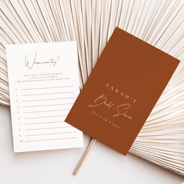 Where Were They Terracotta Bridal Shower Game (Creator Uploaded)