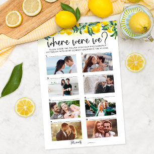 Where Were We Game Lemon Citrus 8 Couple Photos
