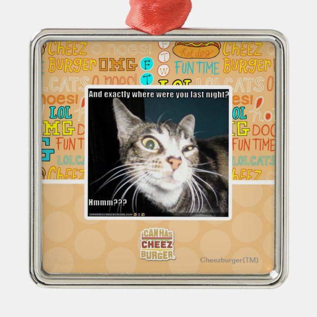 Where were you metal ornament (Front)