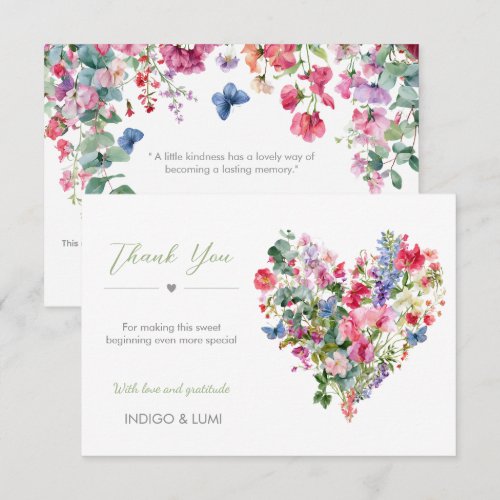 Where Wildflowers Grow | Thank You Note Card