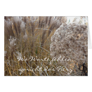 Where words are missing (autumn grass) - side cards
