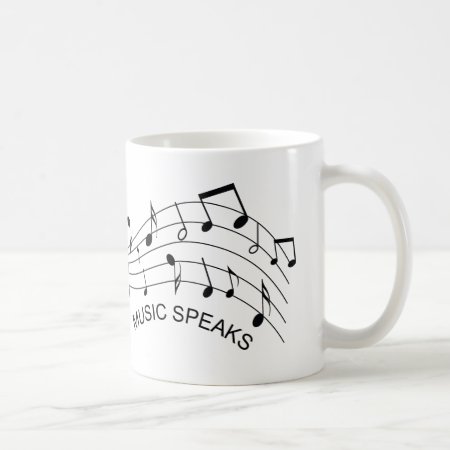 Where Words Fail, Music Speaks Coffee Mug