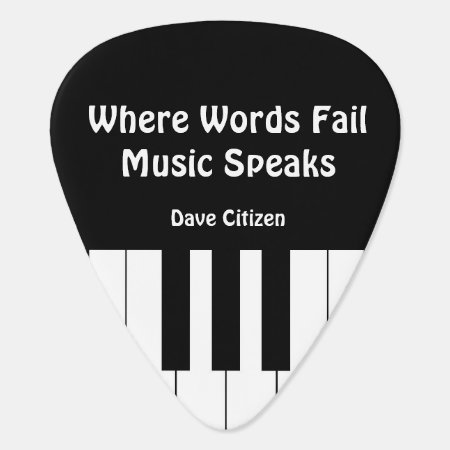 Where Words Fail, Music Speaks Plectrum 2