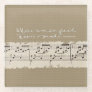 Where Words Fail Music Speaks Quote Glass Coaster