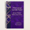 Where you Go Purple Marble Monthly Planner