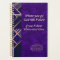 Where you Go Purple Marble Monthly Planner