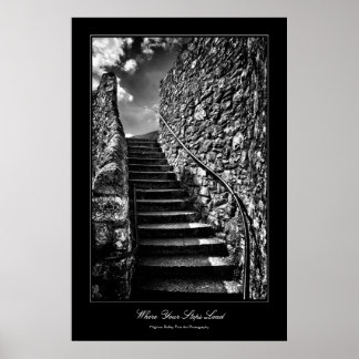 Where Your Steps Lead, Fine Art gallery-style Poster