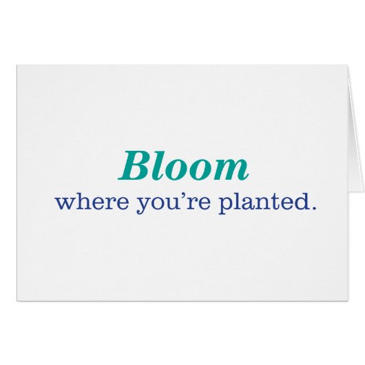 Where You're Planted Cards (Front Horizontal)