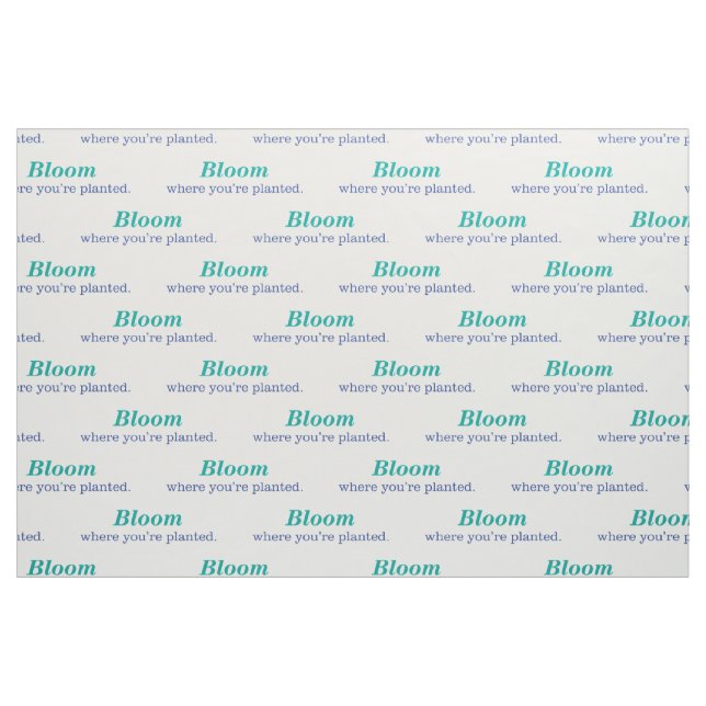 Where You're Planted Fabric (Fat Quarter)