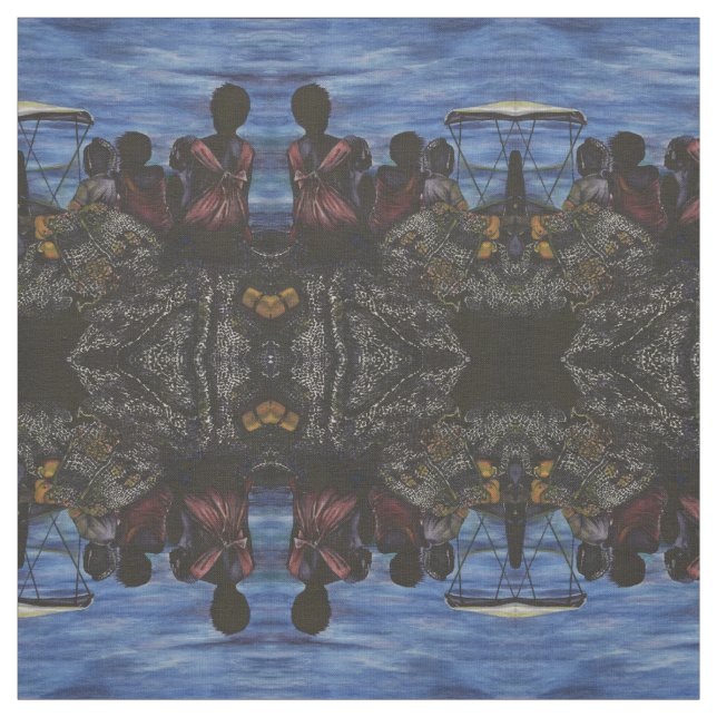 Where's Daddy? Harbor Island Fabric (Swatch)