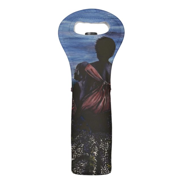 Where's Daddy? Harbor Island Wine Bag (Front)