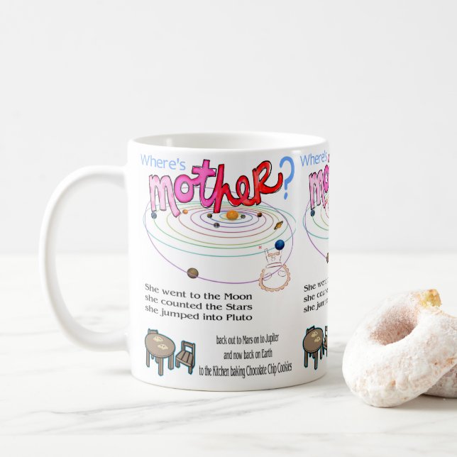 Where's Mother Mom Special Mug  (With Donut)