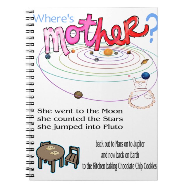 Where's Mother? Notebook (Front)