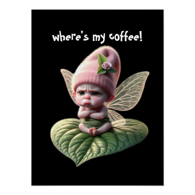 Where's My Coffee! Poster (Front)